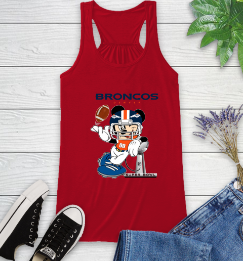 NFL Denver Broncos Mickey Mouse Disney Super Bowl Football T Shirt Racerback Tank 7 NFL Denver Broncos Mickey Mouse Disney Super Bowl Football T Shirt Racerback Tank - Image 7