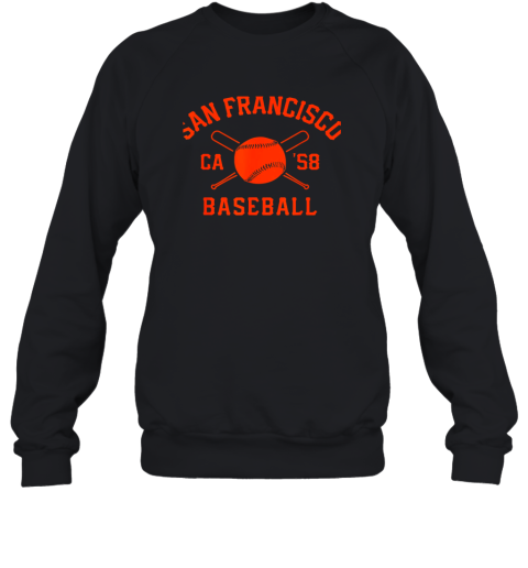 San Francisco Baseball Vintage SF The City Cali Retro Gift Sweatshirt