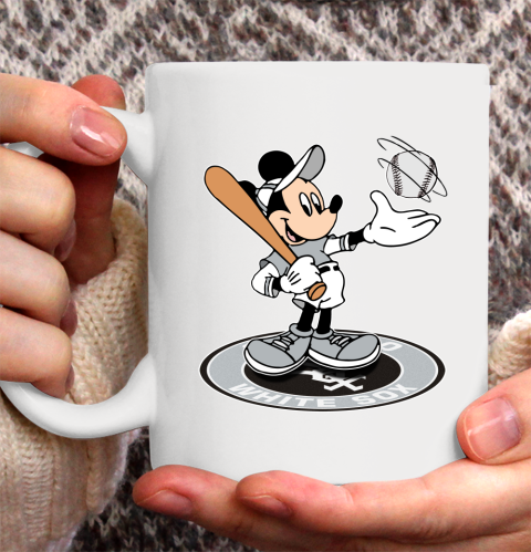 MLB Baseball Chicago White Sox Cheerful Mickey Disney Shirt Ceramic Mug 11oz 2