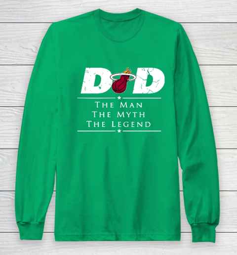 Miami Heat NBA Basketball Dad The Man The Myth The Legend Long Sleeve T-Shirt 4