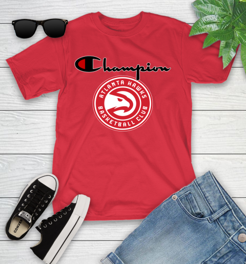 NBA Basketball Atlanta Hawks Champion Shirt Youth T-Shirt 8
