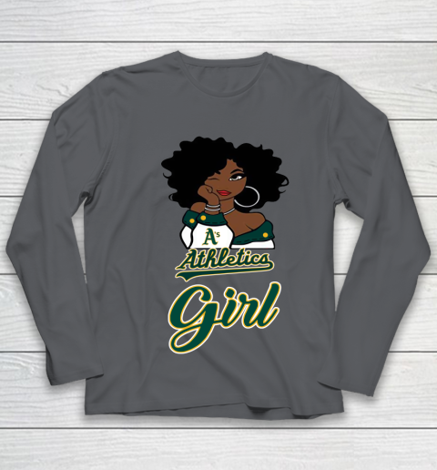 Oakland Athleticss Girl MLB Youth Long Sleeve 8