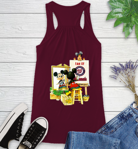 MLB Baseball Washington Nationals Mickey Drawing Shirt 38
