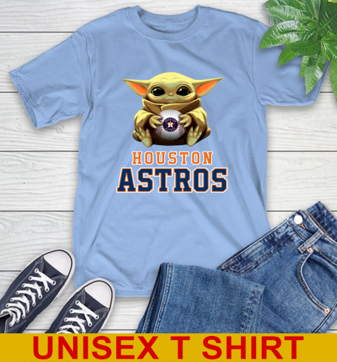 MLB Baseball Houston Astros Star Wars Baby Yoda Shirt 11