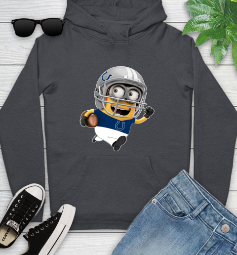 NFL Indianapolis Colts Minions Disney Football Sports Youth Hoodie 8