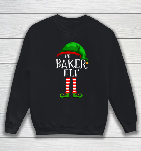 Baker Elf Family Matching Group Christmas Gift Funny Sweatshirt
