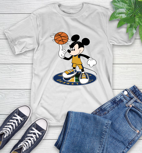 NBA Basketball Utah Jazz Cheerful Mickey Disney Shirt T-Shirt 2