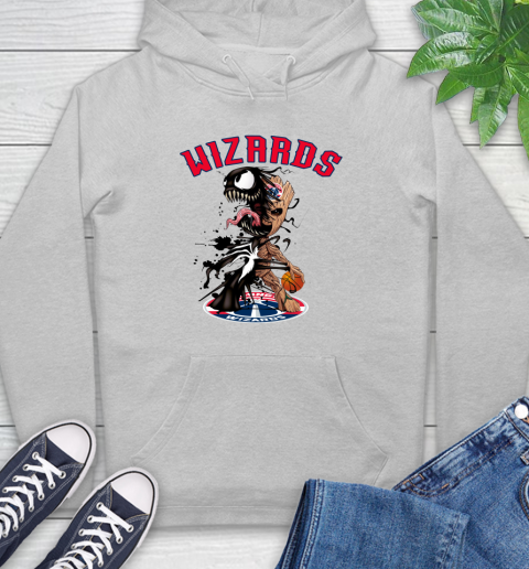 NBA Washington Wizards Basketball Venom Groot Guardians Of The Galaxy Hoodie 6