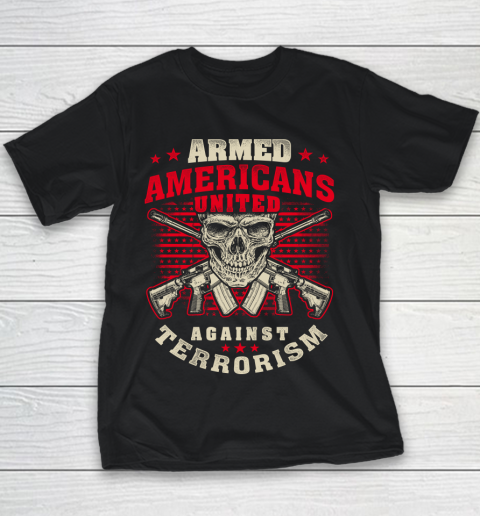 Veteran Shirt Patriot Against Terrorism Youth T-Shirt