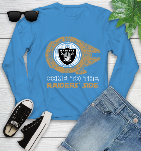 NFL Come To The Oakland Raiders Wars Football Sports Youth Long Sleeve 8