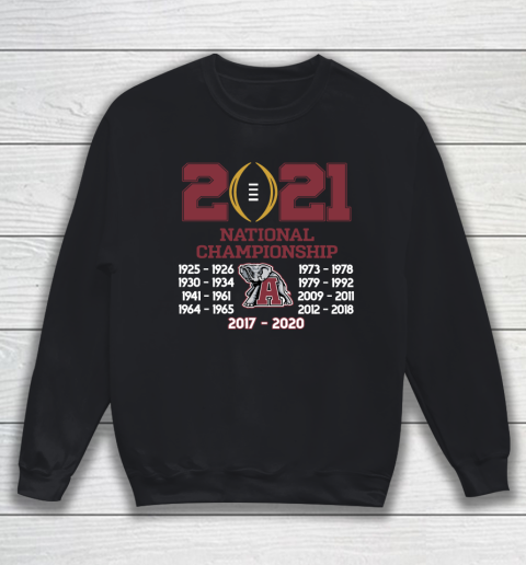 Alabama Crimson Tide National Championship 2020 Sweatshirt