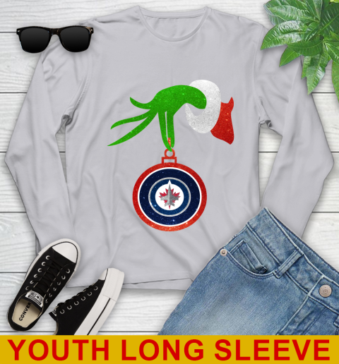 Vegas Golden Knights Grinch Merry Christmas NHL Hockey Youth Long Sleeve 6