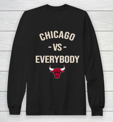 Chicago Bulls Vs Everybody Long Sleeve T-Shirt