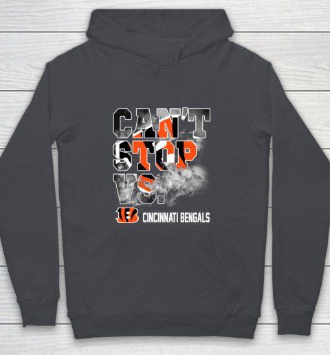 NFL Cincinnati Bengals Can't Stop Vs Youth Hoodie 5