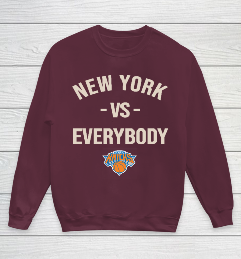 New York Knicks Vs Everybody Youth Sweatshirt 4