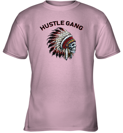 Hustle Gang nzm3 hustle gang youth t shirt 26 front light pink
