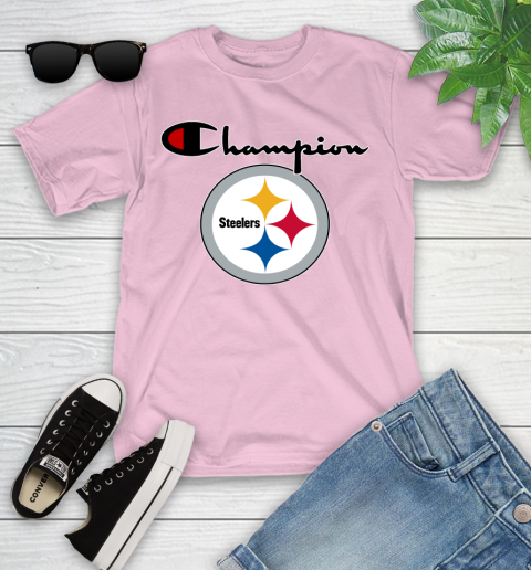 NFL Football Pittsburgh Steelers Champion Shirt Youth T-Shirt 7