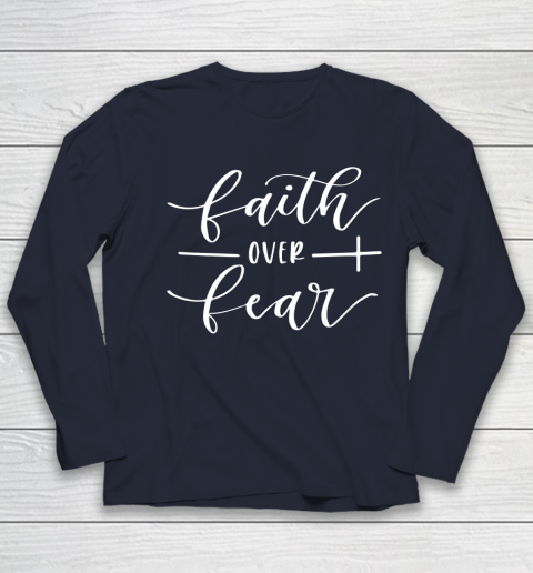 Faith Over Fear Cross Youth Long Sleeve 2