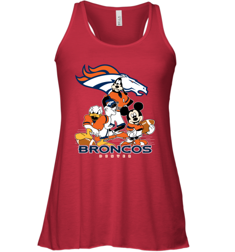 NFL Denver Broncos Mickey Mouse Donald Duck Goofy Football T Shirt -  Rookbrand