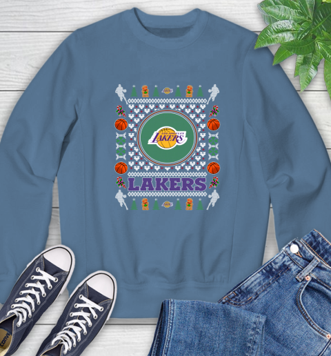 Los Angeles Lakers Merry Christmas NBA Basketball Loyal Fan Ugly Shirt 32