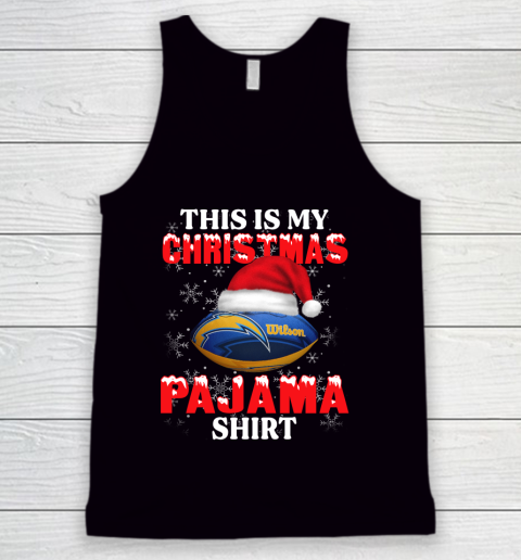 Los Angeles Chargers This Is My Christmas Pajama Shirt NFL Tank Top