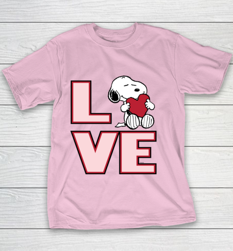 snoopy pink shirt