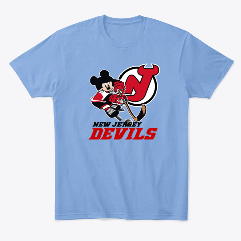zcdf new jersey devils mickey mouse classic t shirt 2 front carolina blue