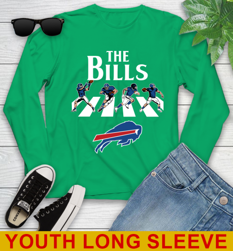 NFL Football Buffalo Bills The Beatles Rock Band Shirt Youth Long Sleeve 7