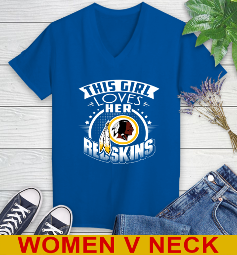 Washington Redskins NFL Football This Girl Loves Her Team 81