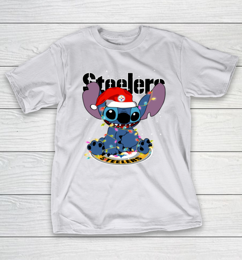 Pittsburgh Steelers NFL Football noel stitch Christmas T-Shirt 9