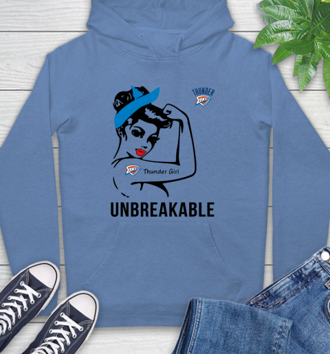 NBA Oklahoma City Thunder Girl Unbreakable Basketball Sports Hoodie 9