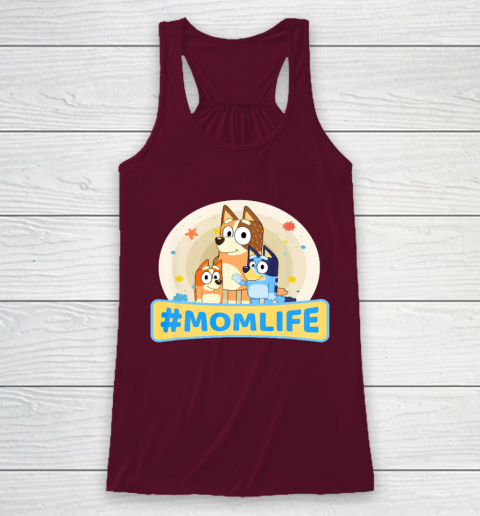 Bluey Mom Family For Life Racerback Tank 2