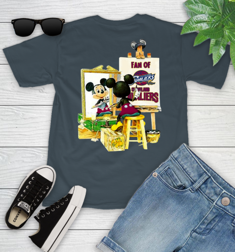 NBA Basketball Cleveland Cavaliers Mickey Drawing Shirt 102