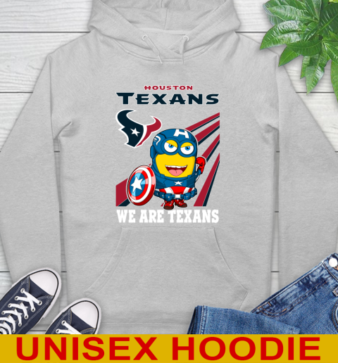 NFL Football Houston Texans Captain America Marvel Avengers Minion Shirt Hoodie 6