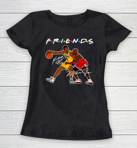 Michael Jordan And Kobe Bryant Friends Signatures Women's T-Shirt