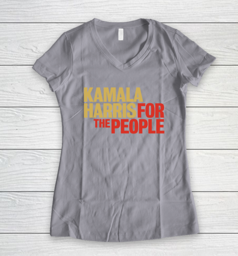 Kamala Harris For The People Women's V-Neck T-Shirt 4