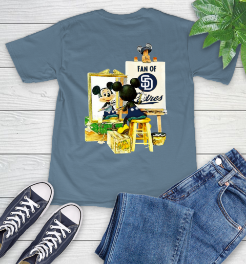 MLB Baseball San Diego Padres Mickey Drawing Shirt 9