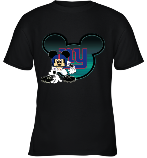 NFL New York Giants Mickey Mouse Disney Football T Shirt QTG3EtDBNkw youth t shirt 26 95 151514 front black