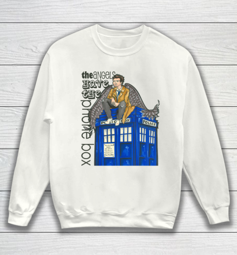 Doctor Who Shirt The Angels Have the Phone Box Sweatshirt