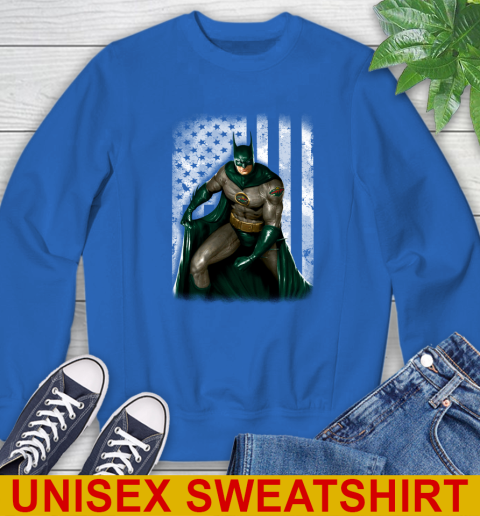 Minnesota Wild NHL Hockey Batman DC American Flag Shirt Sweatshirt 11
