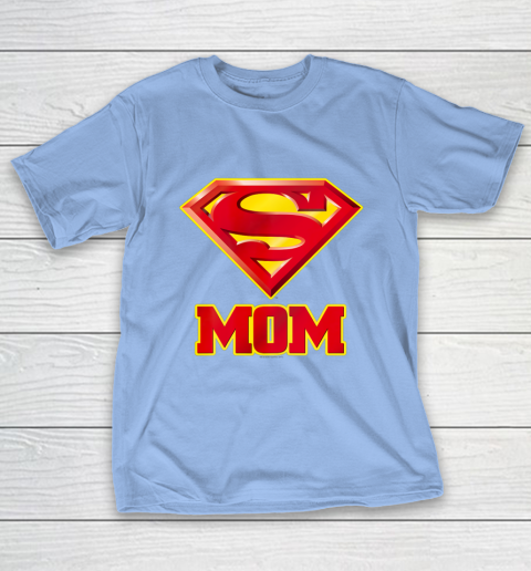 Super Mom Superman Logo T-Shirt Tee For Sports 