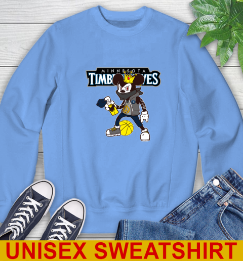 Minnesota Timberwolves NBA Basketball Mickey Peace Sign Sports Sweatshirt 12 Minnesota Timberwolves NBA Basketball Mickey Peace Sign Sports Sweatshirt - Image 12