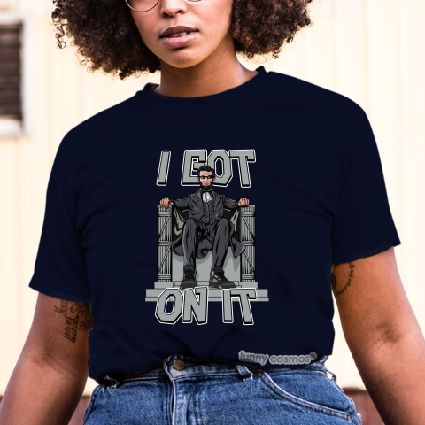 Air Jordan 5 Anthracite Matching Sneaker Shirt Lincoln I Got On It Grey Sneaker Shirt