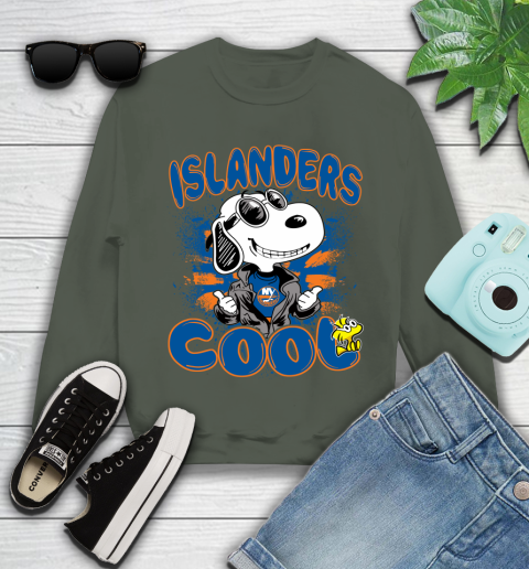 NHL Hockey New York Rangers Cool Snoopy Shirt Youth Sweatshirt 7