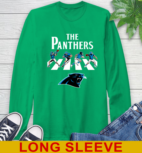 NFL Football Carolina Panthers The Beatles Rock Band Shirt Long Sleeve T-Shirt 8