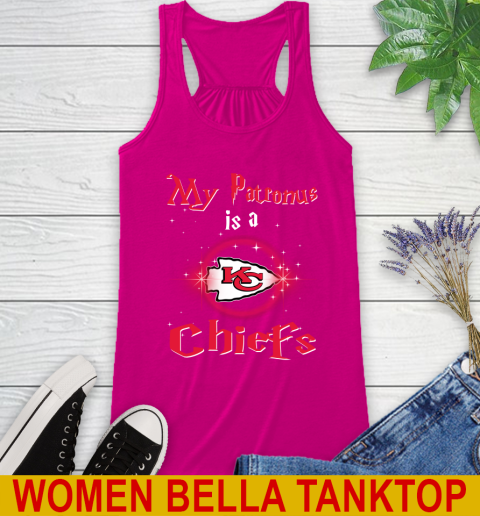 NFL Football Harry Potter My Patronus Is A Kansas City Chiefs Racerback Tank 6