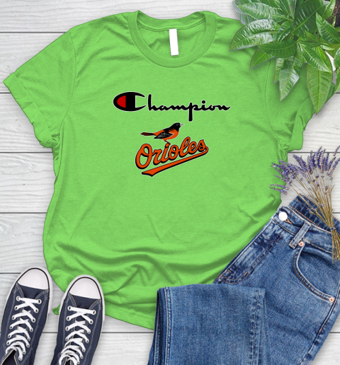 MLB Baseball Baltimore Orioles Champion Shirt Women's T-Shirt 7
