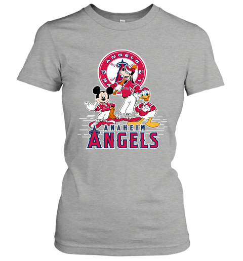 MLB Los Angeles Angels Mickey Mouse Donald Duck Goofy Baseball T Shirt -  Rookbrand