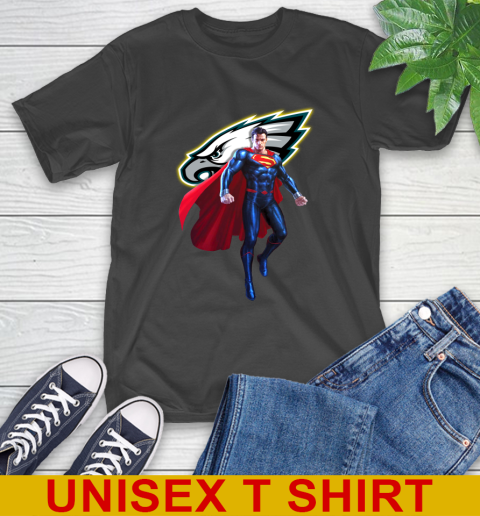 NFL Superman DC Sports Football Philadelphia Eagles T-Shirt 2