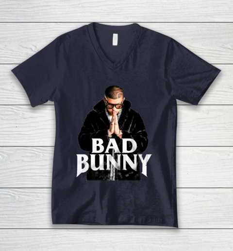Top Best Design Bad Bunny V-Neck T-Shirt 2